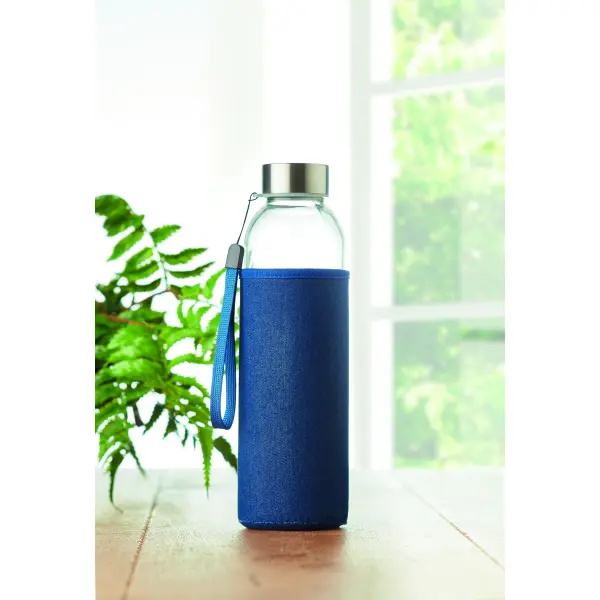 Bottiglia in vetro con pouch - 500 ml - UTAH DENIM - Immagine 5