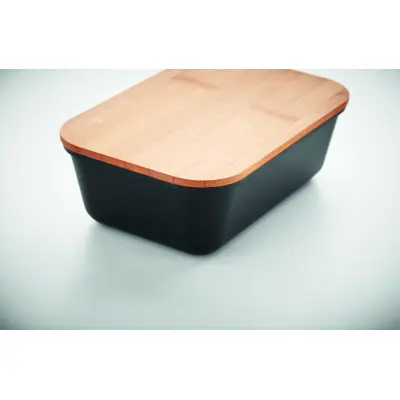 Porta pranzo THURSDAY in PP e bamboo personalizzabile - Immagine 5