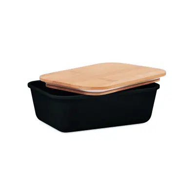 Porta pranzo THURSDAY in PP e bamboo personalizzabile - Immagine 4