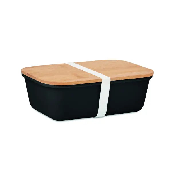 Porta pranzo THURSDAY in PP e bamboo personalizzabile - Immagine 6