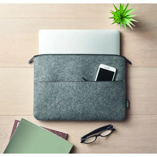 Borsa laptop in feltro RPET - TOPLO - Immagine 7