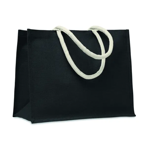 Borsa in iuta. Manici in cotone - AURA - Immagine 14