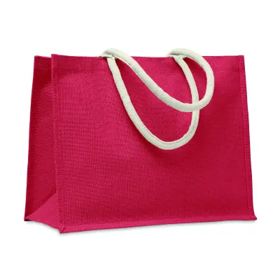 Borsa in iuta. Manici in cotone - AURA - Immagine 5