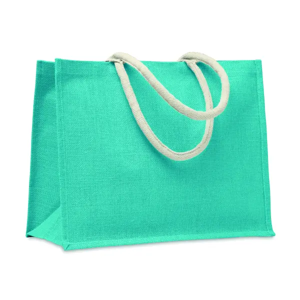 Borsa in iuta. Manici in cotone - AURA - Immagine 9