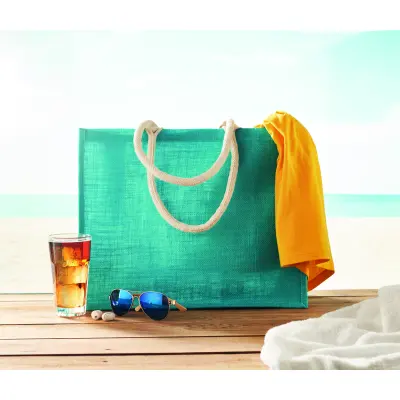 Borsa in iuta. Manici in cotone - AURA - Immagine 13
