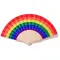 Ventaglio in legno arcobaleno - BOWFAN - Anteprima 1