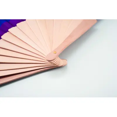 Ventaglio in legno arcobaleno - BOWFAN - Immagine 3