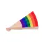 Ventaglio in legno arcobaleno - BOWFAN - Anteprima 5