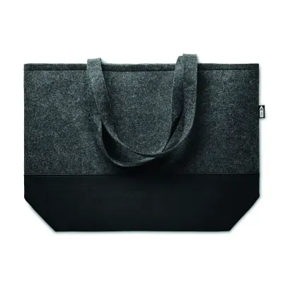 Shopper in feltro RPET - DUO INDICO - Immagine 2