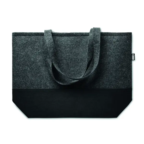Shopper in feltro RPET - DUO INDICO - Immagine 2