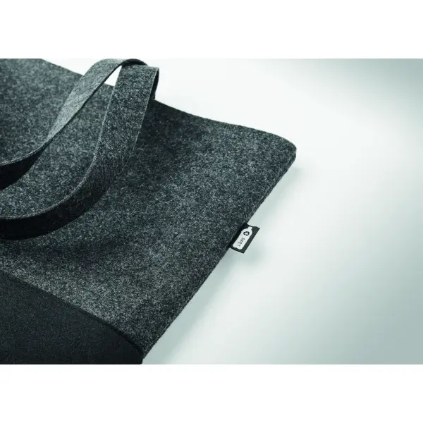 Shopper in feltro RPET - DUO INDICO - Immagine 4