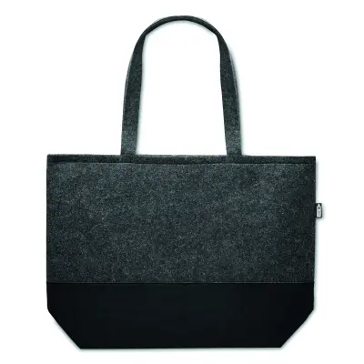 Shopper in feltro RPET - DUO INDICO - Immagine 3