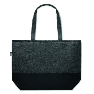 Shopper in feltro RPET - DUO INDICO - Immagine 5