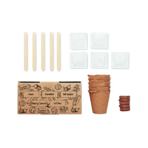 Kit insalata SALAD 40x20x60 cm con logo - Immagine 3