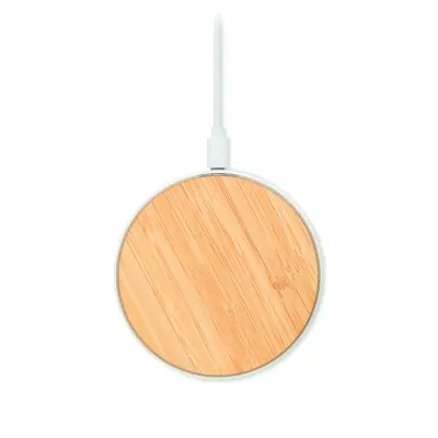 Caricatore wireless in bamboo - 10W - DESPAD + - Immagine 2