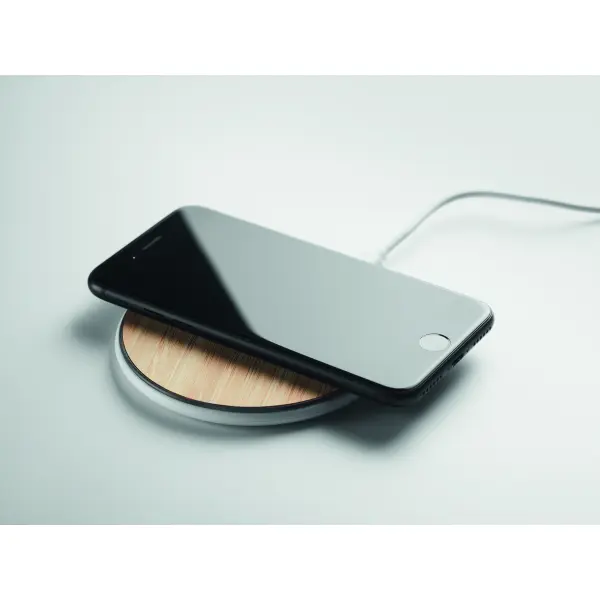 Caricatore wireless in bamboo - 10W - DESPAD + - Immagine 4