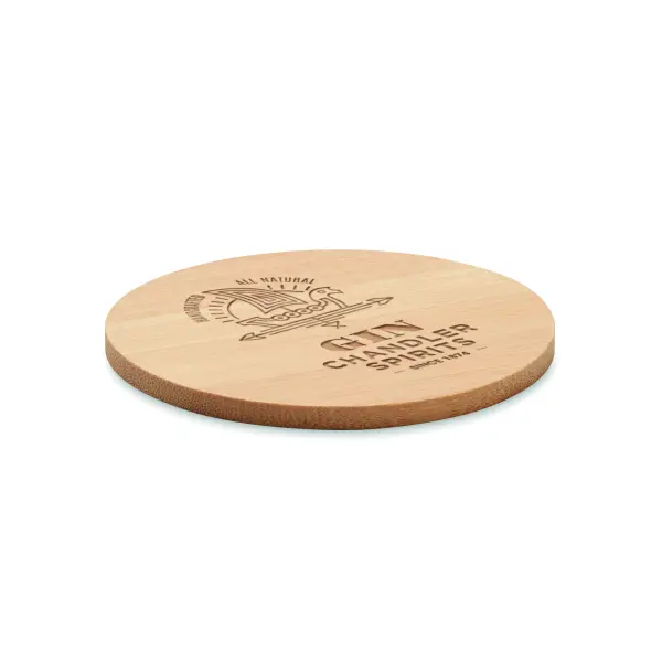 Sottobicchiere rotondo di bamboo - BAYIN - Immagine 5