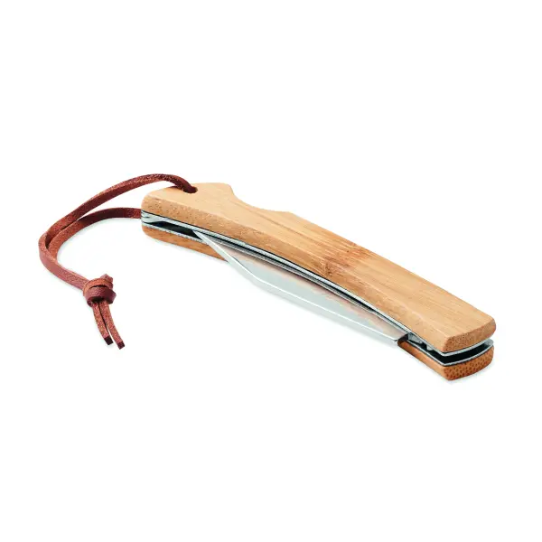 Coltello pieghevole in bamboo - MANSAN - Immagine 1