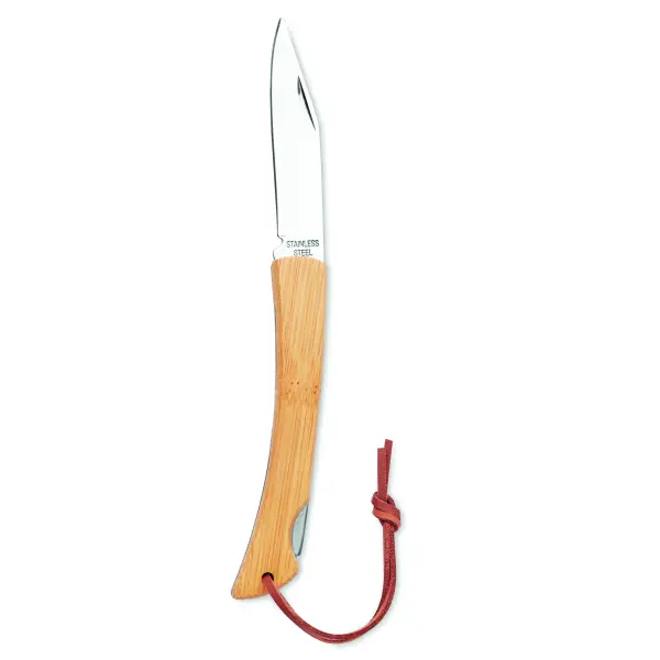 Coltello pieghevole in bamboo - MANSAN - Immagine 2