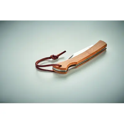 Coltello pieghevole in bamboo - MANSAN - Immagine 4