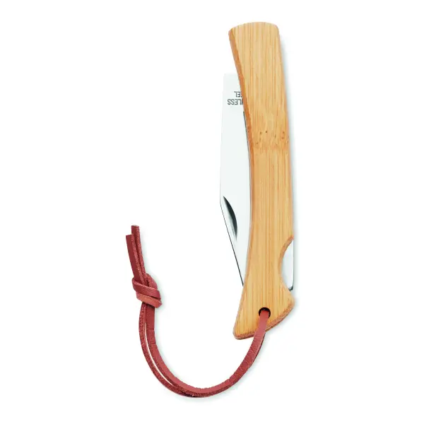 Coltello pieghevole in bamboo - MANSAN - Immagine 3