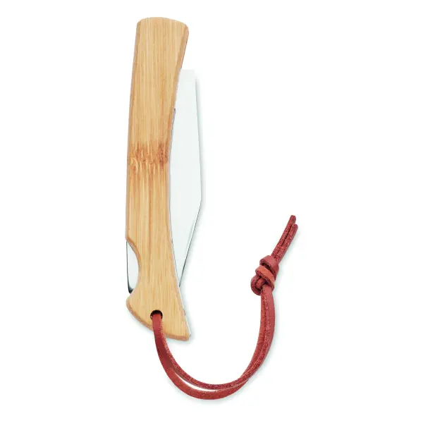 Coltello pieghevole in bamboo - MANSAN - Immagine 5