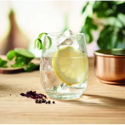 Bicchiere in vetro riciclato - 420 ml - DILLY - Immagine 5