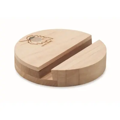 Porta telefono GROW ROUND STAND legno di betulla