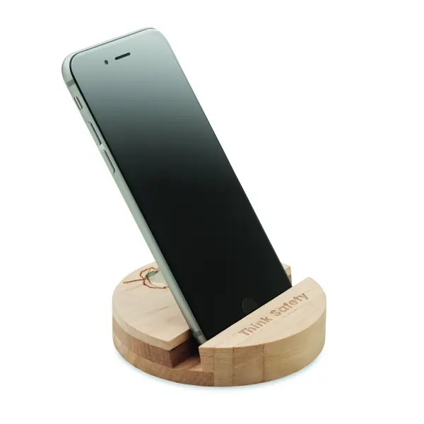 Porta telefono GROW ROUND STAND legno di betulla - Immagine 4