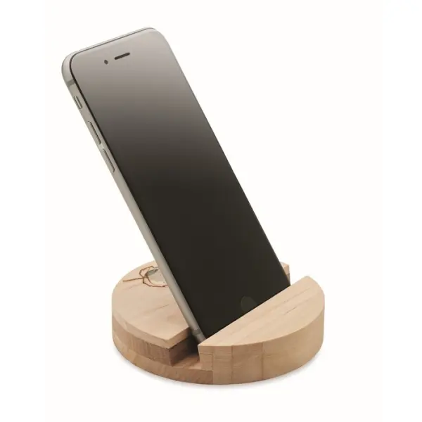 Porta telefono GROW ROUND STAND legno di betulla - Immagine 2