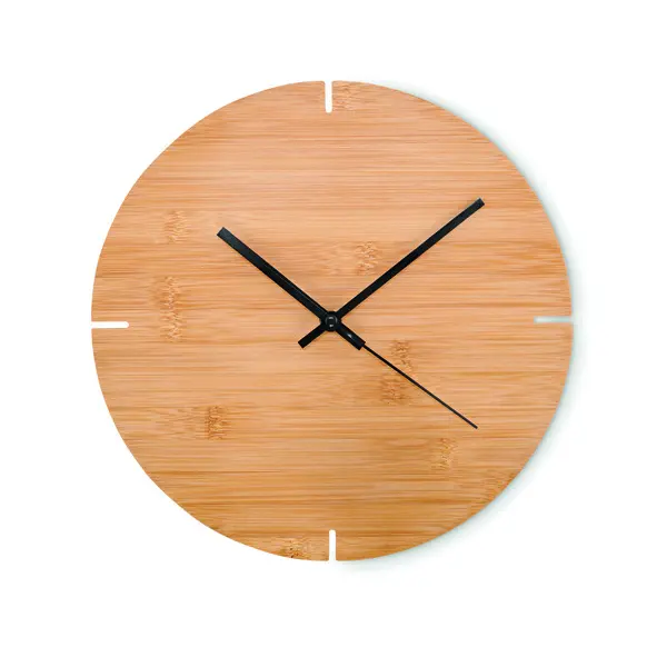 Orologio da parete in bamboo - ESFERE - Immagine 1