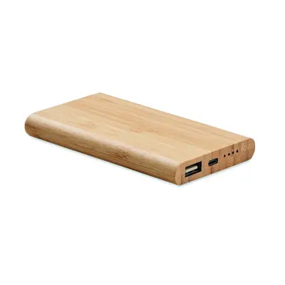 Power bank in bamboo da 4000mAh - ARENAPOWER C