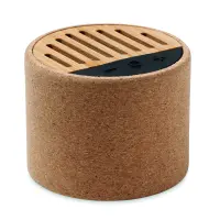 Speaker wireless in sughero - 3W - ROUND +