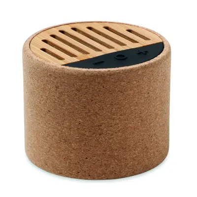 Speaker wireless in sughero - 3W - ROUND +