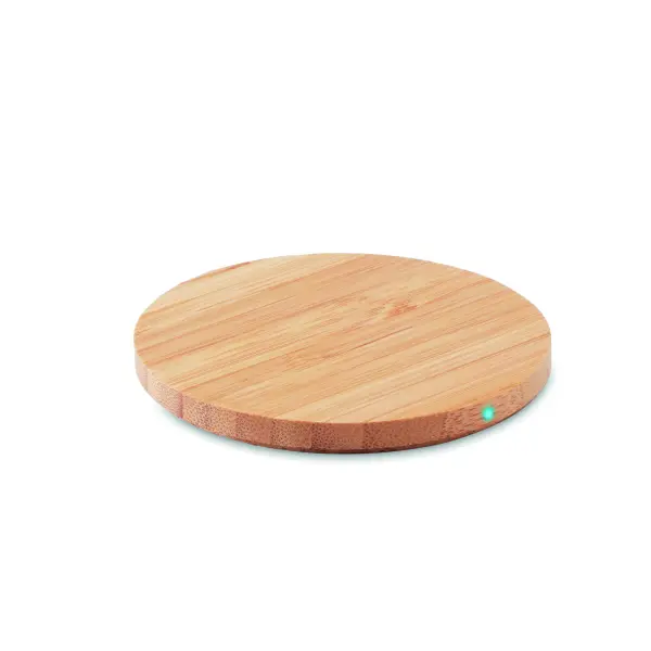 Caricabatterie in bamboo 15W - RUNDO LUX - Immagine 3