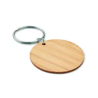 Portachiavi rotondo in bamboo - ROUNDBOO