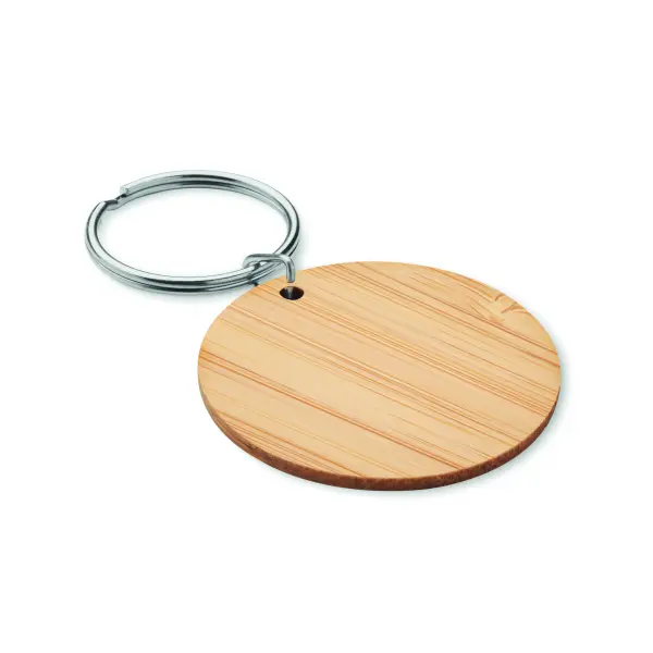 Portachiavi rotondo in bamboo - ROUNDBOO - Immagine 1