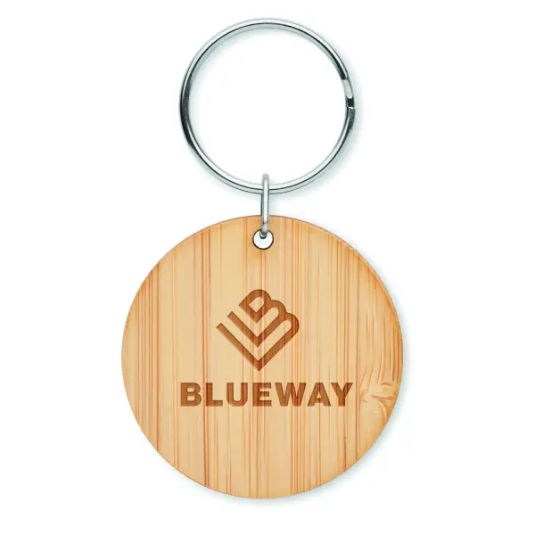 Portachiavi rotondo in bamboo - ROUNDBOO - Immagine 4