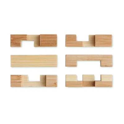 Puzzle rompicapo in bambù - SQUARENATS - Immagine 2