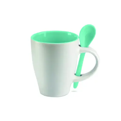 Tazza bicolore con cucchiaino - 250ml - DUAL