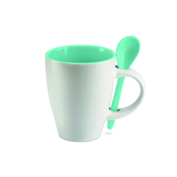 Tazza bicolore con cucchiaino - 250ml - DUAL - Immagine 1