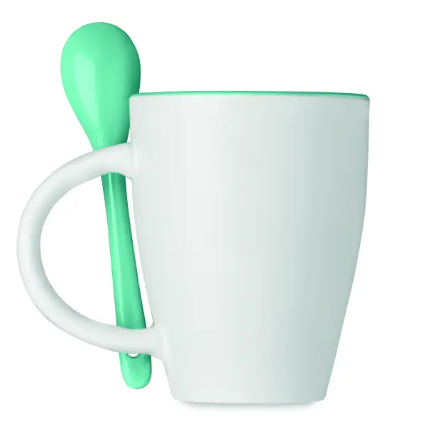 Tazza bicolore con cucchiaino - 250ml - DUAL - Immagine 2