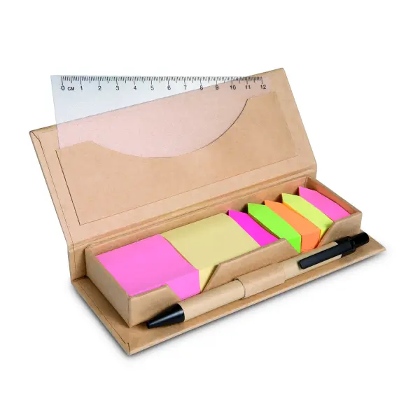 Set penna in custodia cartone - STIBOX - Immagine 1