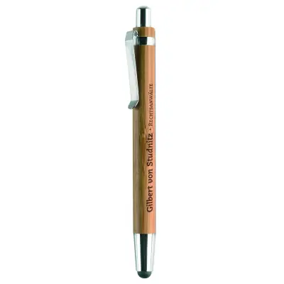 Penna a sfera in ABS e bamboo - BYRON - Immagine 4