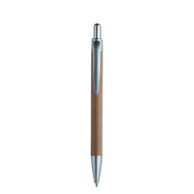 Penna a sfera con fusto in car  - PUSHTON - Immagine 1