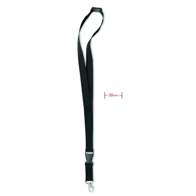 Lanyard LANY 20 mm con moschettone e sicurezza - Immagine 2