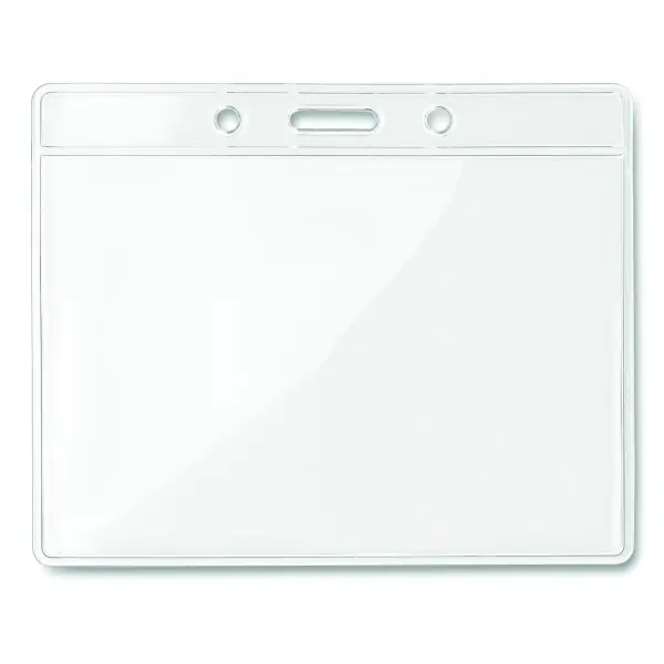 Porta badge trasparente 10x8cm  - BADGY - Immagine 1