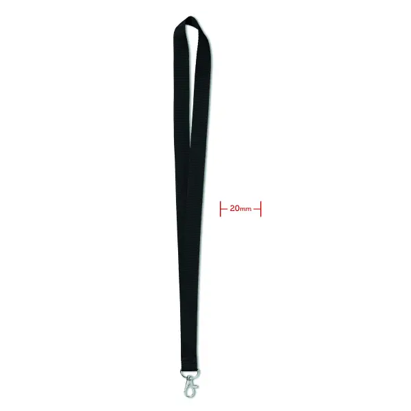 Lanyard SIMPLE LANY 20 mm promozionale con moschettone - Immagine 2