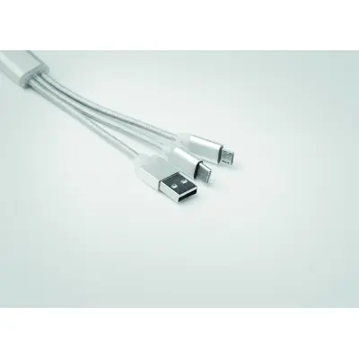Cavo 2in1 RIZO 58 cm con stampa del tuo logo - Immagine 5