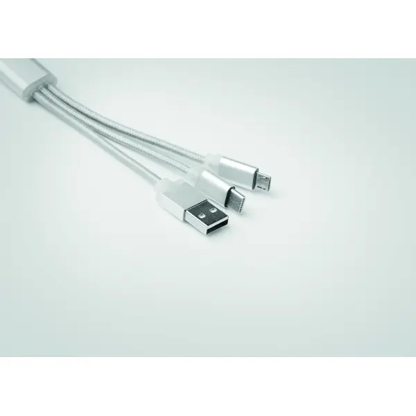 Cavo 2in1 RIZO 58 cm con stampa del tuo logo - Immagine 5